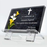 Plaques funéraires avec socle (moyenne)