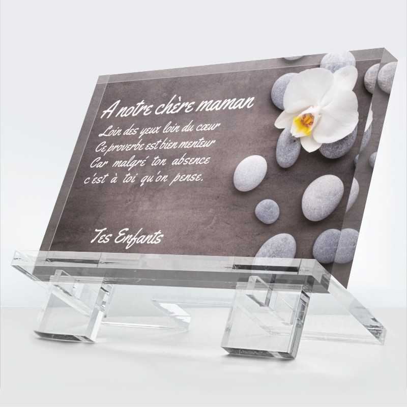 Plaque Funéraire Moderne | Moyenne | 100% Personnalisable