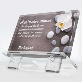 Plaque Funéraire Moderne | Grande | 100% Personnalisable