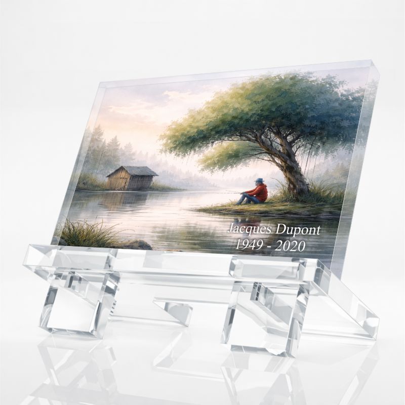 Plaque funéraire pas chère personnalisée - Point Création