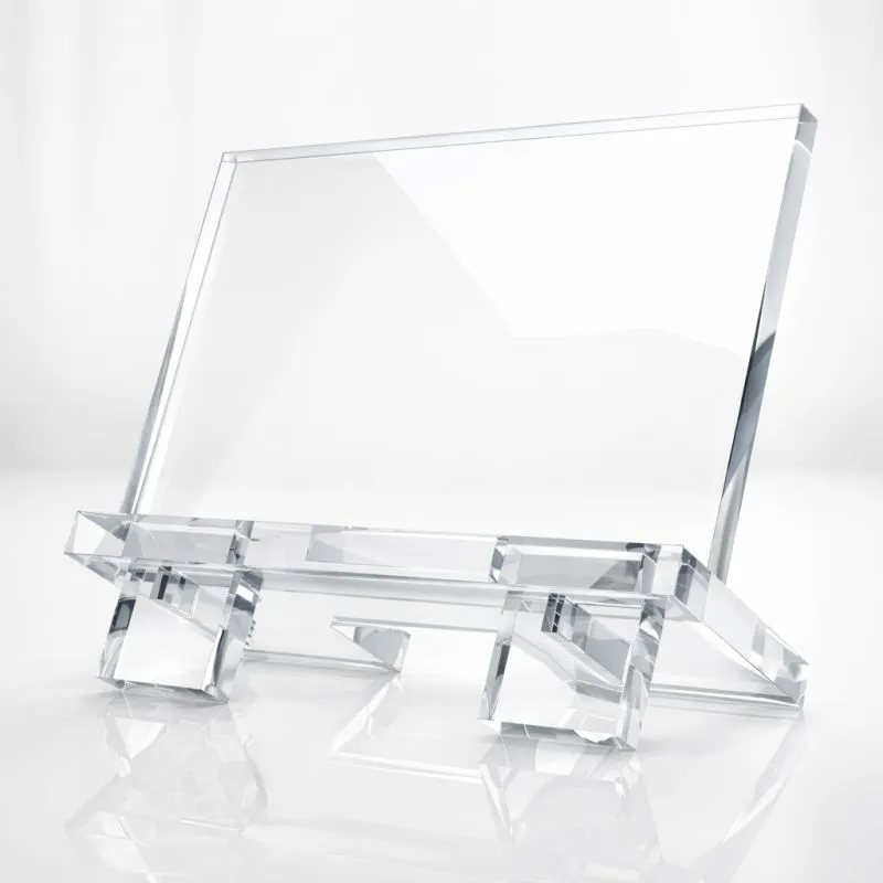 Modèle original de plaque funéraire en plexiglas conçu par Point Création